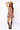 SAMPLE - Orange Plaid With Rhinestone Footballs Tie Back Dress