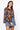 SAMPLE - Orange/Navy Plaid Rhinestone Football Button Down LS Shirt