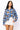 SAMPLE - Blue/Black Plaid Rhinestone Football Button Down LS Shirt