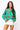 SAMPLE - Green Plaid Rhinestone Football Button Down LS Shirt