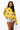 SAMPLE - Gold/Black Plaid Rhinestone Football Button Down LS Shirt