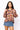 SAMPLE - Orange/Blue Plaid Rhinestone Football Button Down LS Shirt 2