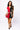 SAMPLE - Red & Black Bulldog Cardigan Sweater Tank Dress