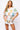 SAMPLE - Grey V Neck Groovy Scattered Football Top and Shorts Set