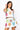 SAMPLE - White Groovy Scattered Football Tank and Skort Set
