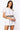 SAMPLE - White Multi Football One Shoulder Top and Skort Set
