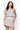 SAMPLE - Grey Multi Football One Shoulder Top and Skort Set