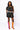 SAMPLE - Black Multi Football One Shoulder Top and Skort Set