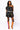 SAMPLE - Black Multi Football One Shoulder Top and Skort Set