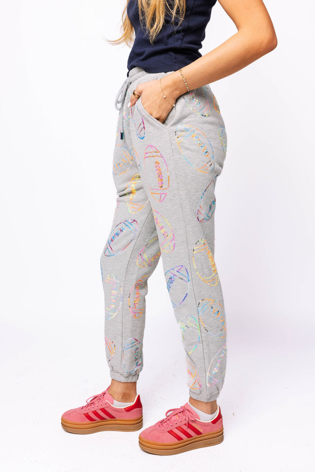 SAMPLE - Grey Multi Football Jogger