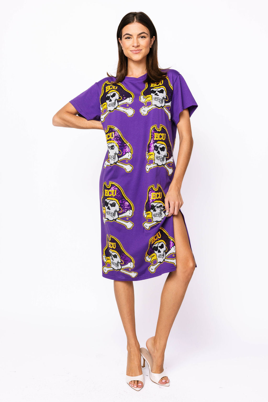 Licensed Sample - ECU Mascot Midi Tee Dress