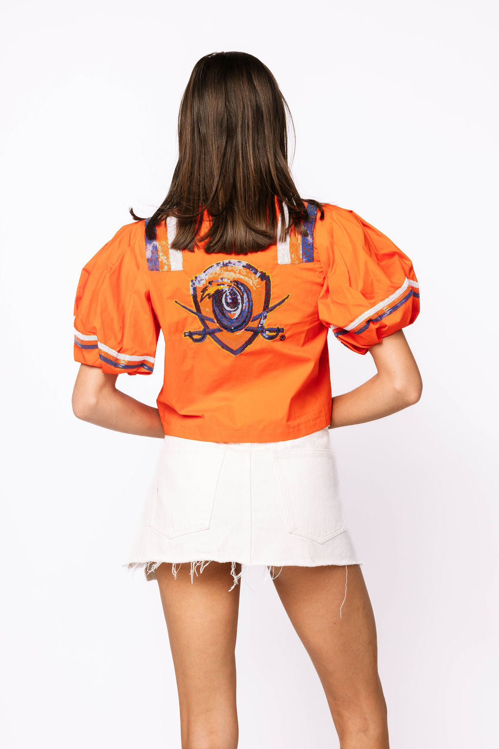 Licensed Sample - Virginia Cotton Tie Front Jersey Top