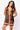 SAMPLE - Orange Trim Full Sequin Hound Dog Vest Dress