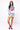 Licensed Sample - White, Royal & Red Dallas Pony Up Stripe Long Sleeve Sweater