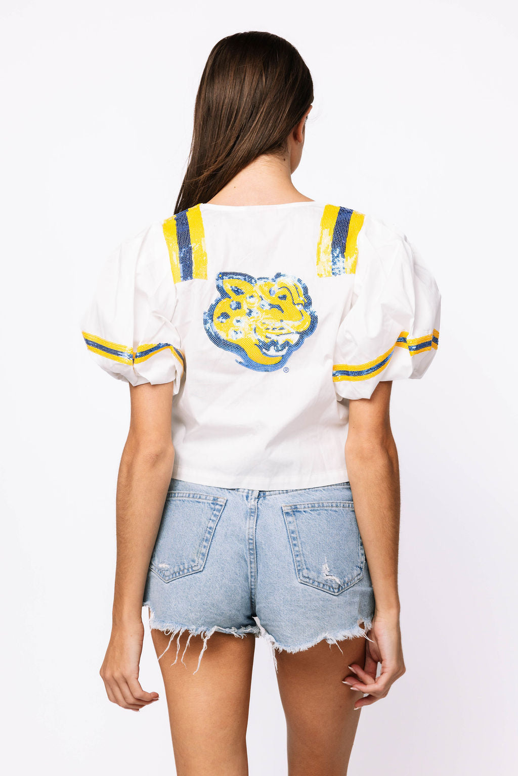 Licensed Sample - Southern Cotton Tie Front Jersey Top
