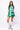 Licensed Sample - Green Iridescent Roll Wave Tank Dress