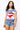 Licensed Sample - White, Royal & Red Dallas Pony Up Short Sleeve Top