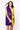 Licensed Sample - Purple & Yellow Tiger Cardigan Sweater Tank Dress