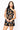 SAMPLE -  Black Footballs & Stars One Shoulder Top and Skort Set