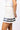 SAMPLE - White & Navy Pleated Cheerleader Skirt