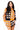 SAMPLE - Orange & Black Colorblock Football Sweatshirt and Shorts Set