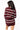 Licensed Sample - Miss State Full Sequin Skinny Stripe Cardigan/Short SET