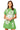 Green Football Field Queen Card Logo Tee Dress
