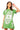 Green Football Field Queen Card Logo Tee Dress