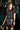 Black Multi Skeleton Body Tee Dress