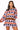 Lavender, Black & Orange Checker Trim Halloween Icon Sweater