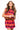 Hot Pink, Black & Orange Checker Trim Halloween Icon Skirt