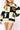Light Green & Black Checkered Halloween Icon Sweatshirt