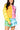 Colorblock Multi Skull Short