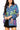 Denim Neon Skull & Crossbones Button Up Long Sleeve Tunic