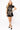 Black Multi Skeleton Body Tee Dress