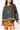 Charcoal Multi Skeleton Striped Trim Sweatshirt