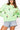 Neon Green Fuzzy Spider & Web Sweatshirt