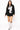 Black & White Flower Sequin Ghost Sweatshirt