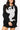 Black & White Flower Sequin Ghost Sweatshirt