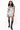 Sample Black & White Sequin Mummy Tee Dress