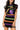 Black, Purple, Orange & Green Stripe Skirt