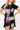 Sample Black, Purple, & Grey Patch Tee Dress
