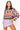 Lavender, Black & Orange Checker Trim Halloween Icon Sweater