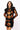 Sample Black & Orange Metallic Pumpkin Top & Skort Set
