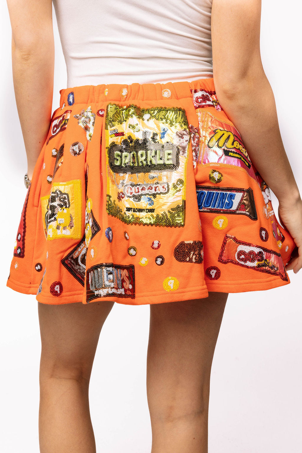 Sample Orange Queen of Candy Skort