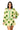 Sample Pale Green 3D Shamrock Button Up Cardigan and Skirt Set