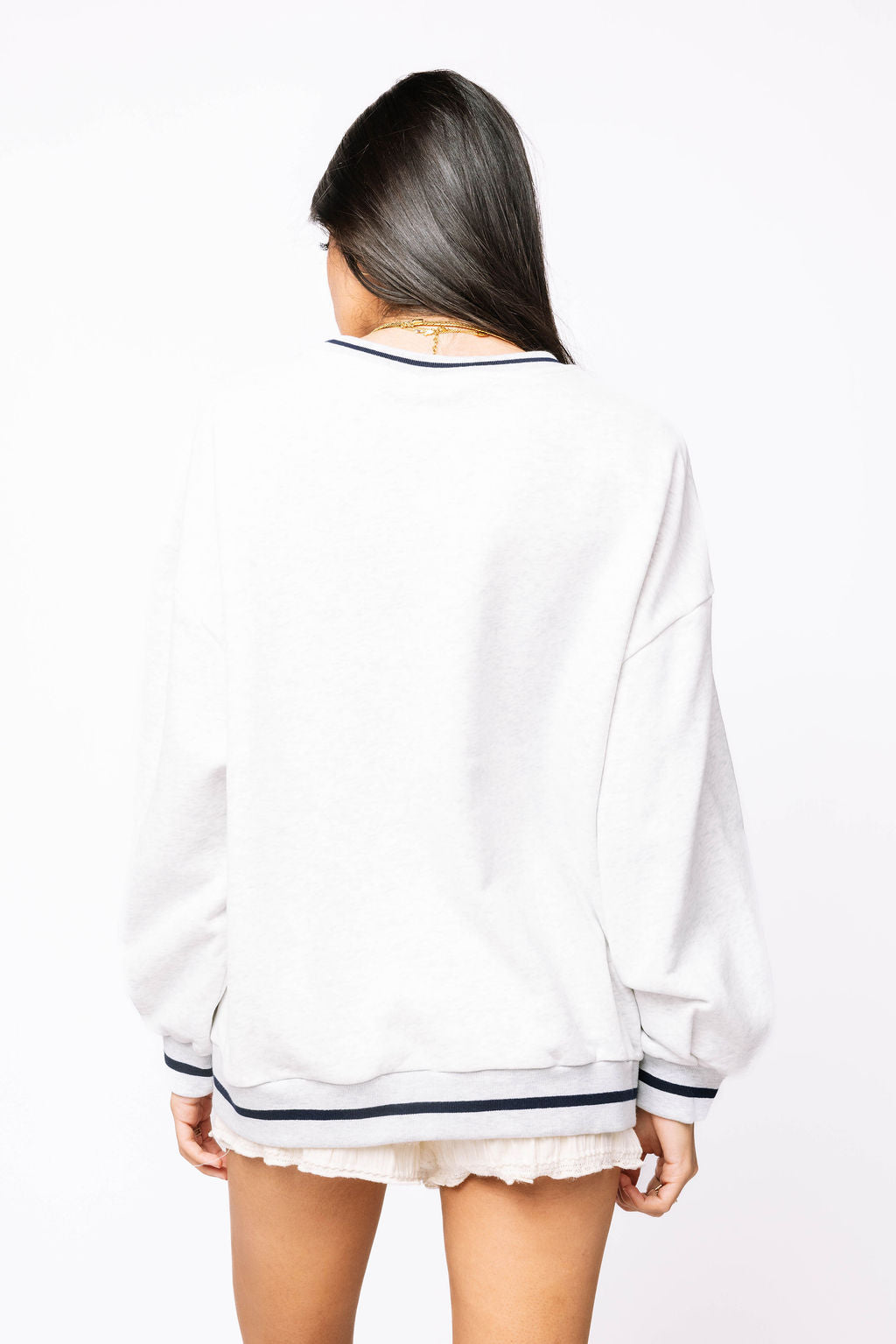 Licensed Sample - Auburn Plaid Letter Sweatshirt