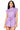 Purple Rhinestone Zip Up Romper