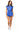 Royal Rhinestone Zip Up Romper