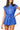 Royal Rhinestone Zip Up Romper